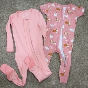NWT L'oved baby classic zipper footie